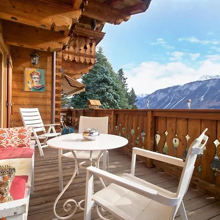 Chalet Swiss Chalet For 8 People - Luxury And Charm Crans-Montana